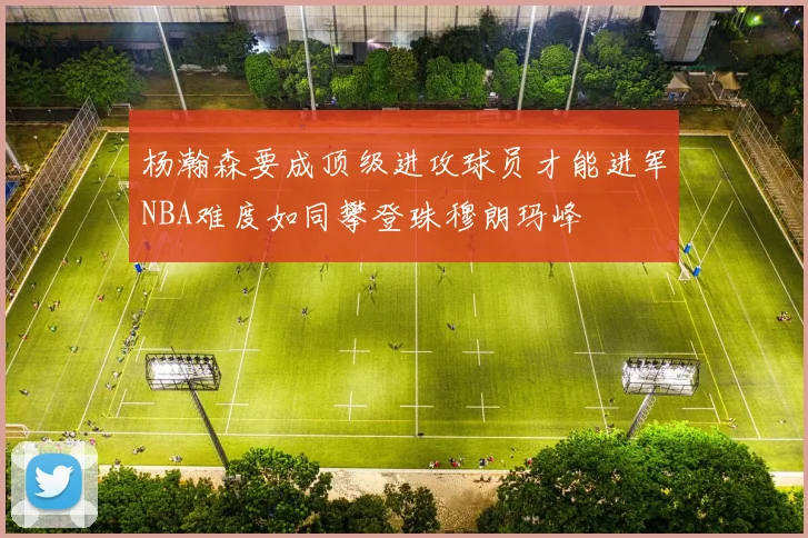 杨瀚森要成顶级进攻球员才能进军NBA难度如同攀登珠穆朗玛峰